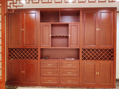 汉中中式家居装修之中式酒柜装修效果图