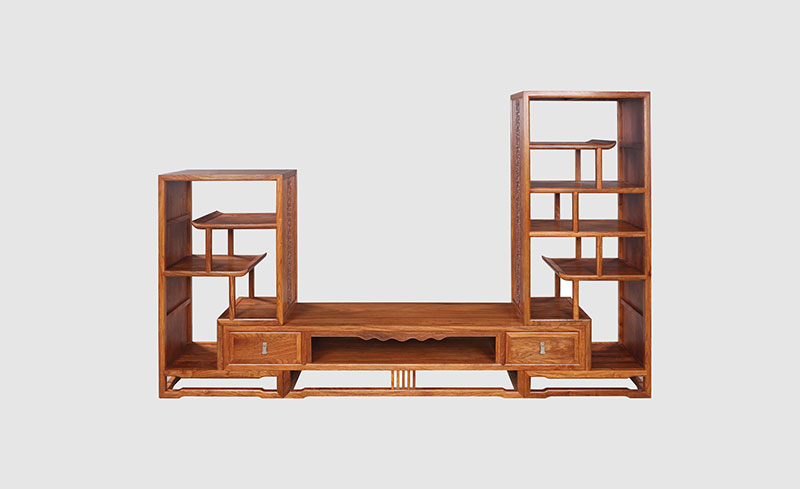 汉中中式装饰厅柜组合家具效果图